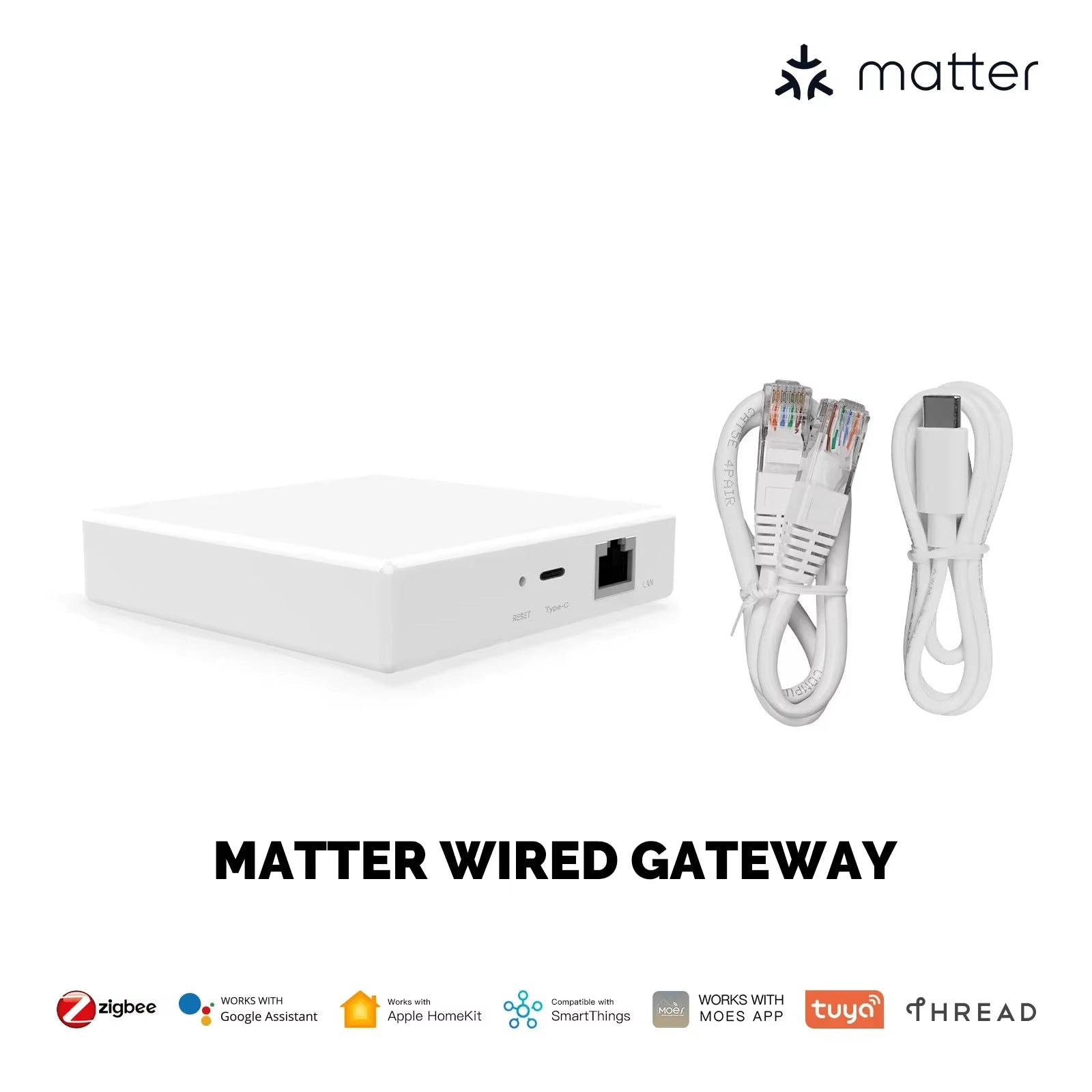 Tuya Zigbee/Ble Smart Gateway Hub Smart Home Bridge Smart Life APP Wireless Remote Controller Works with Alexa Google Home