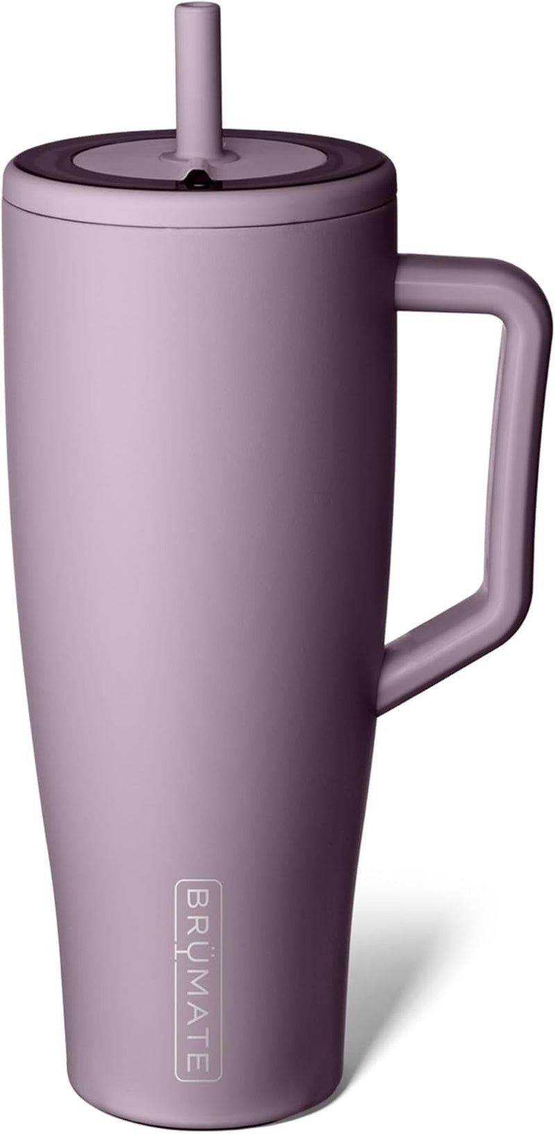 Era 40 Oz Tumbler with Handle and Straw | 100% Leakproof Insulated Tumbler with Lid and Straw | Made of Stainless Steel | Cup Holder Friendly Base | 40Oz (Lilac Dusk)