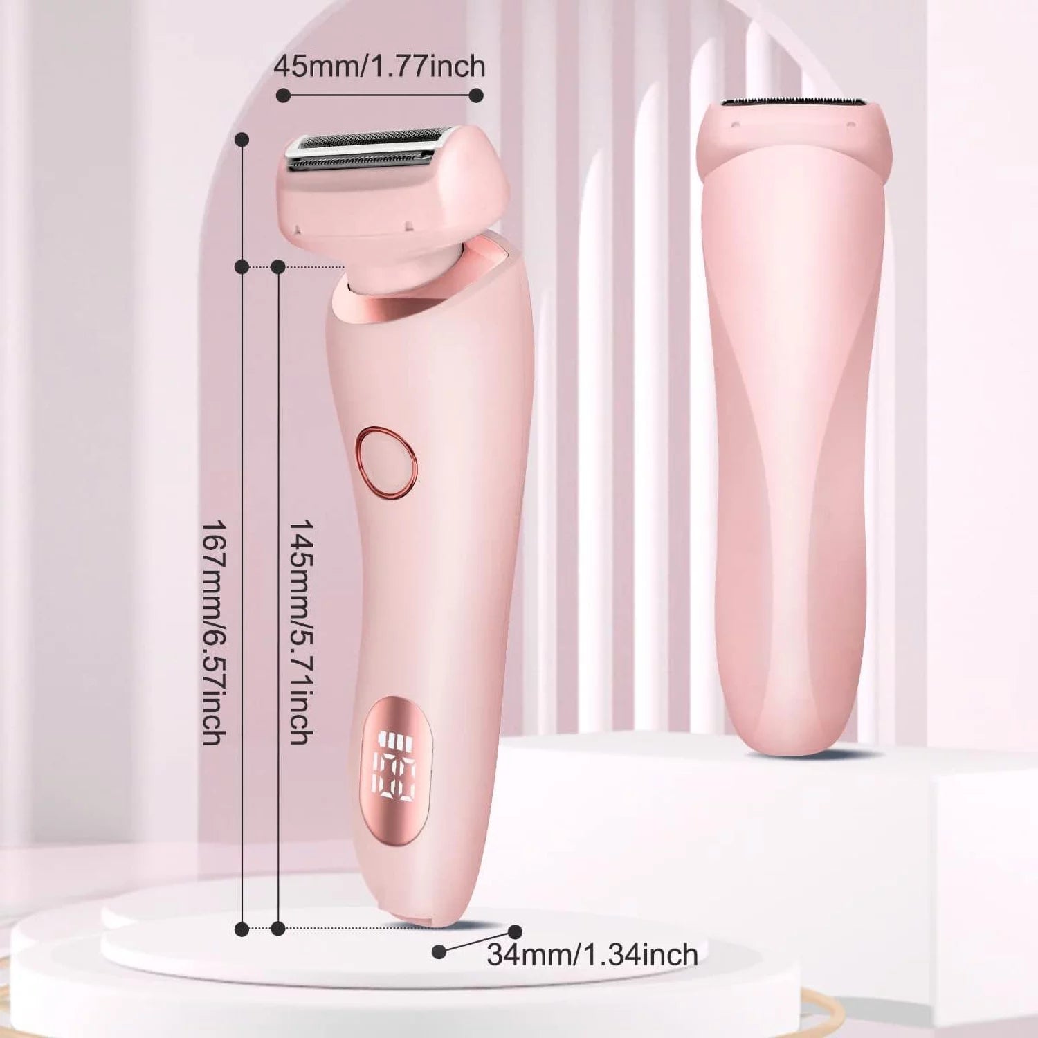 Electric Shaver for Women Rechargeable, Electric Razors for Women Wet and Dry Gift Set, Blue