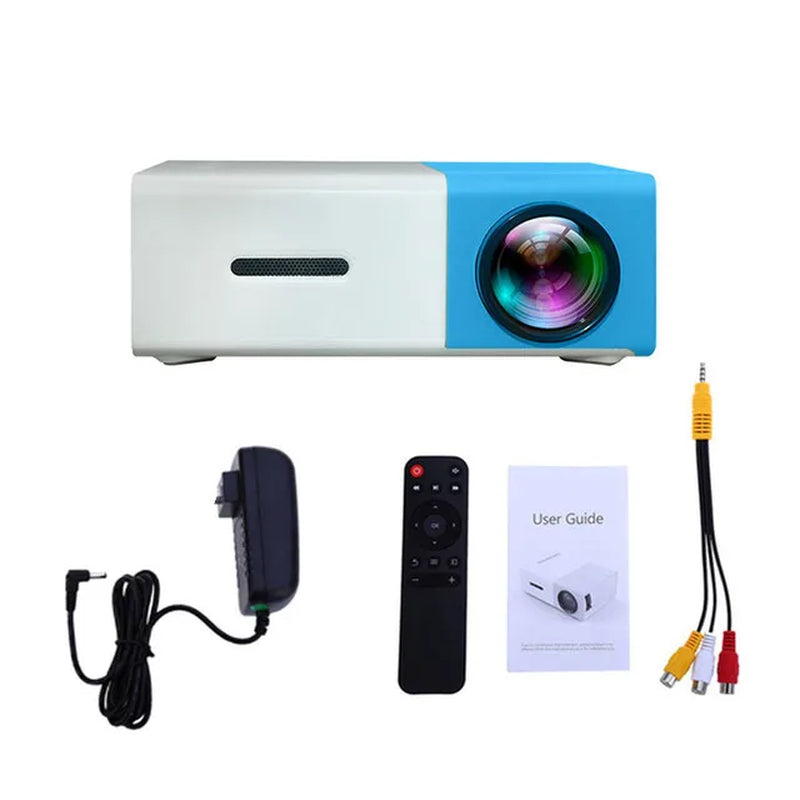 &quot;Mini Projector – 1080P Full HD Support, Portable LED Projector, 4K Video Playback, Multiple Connectivity Options &quot;