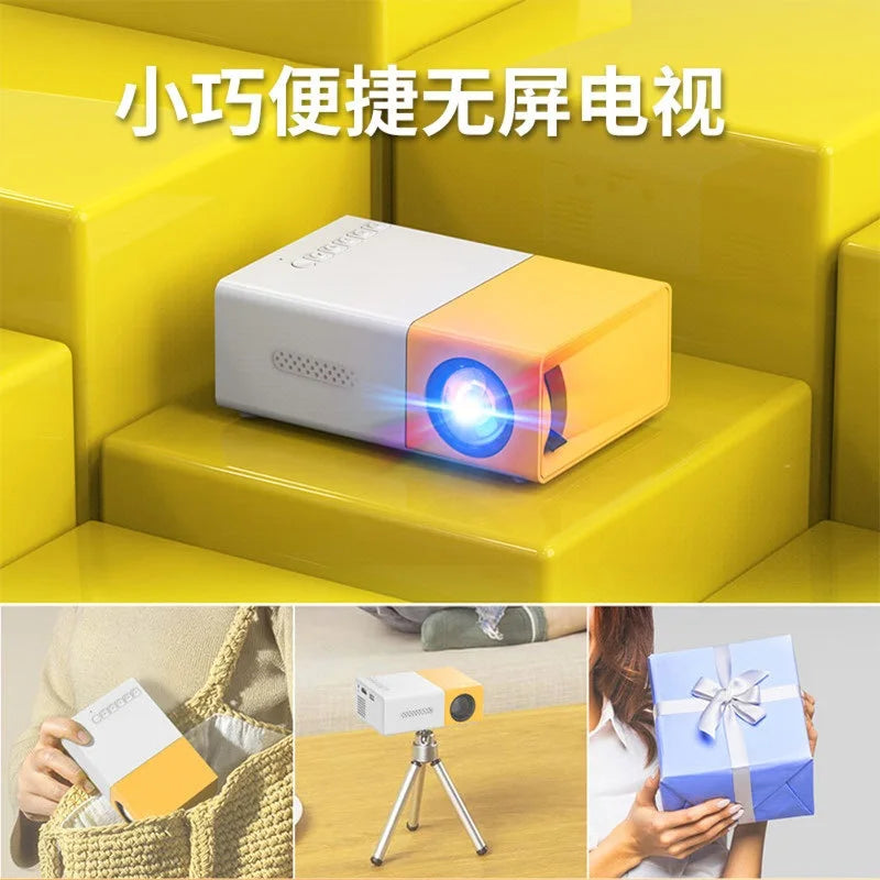 &quot;Mini Projector – 1080P Full HD Support, Portable LED Projector, 4K Video Playback, Multiple Connectivity Options &quot;