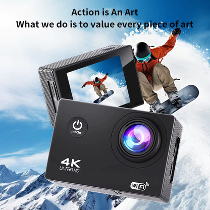 4K Action Camera Wifi 2.0&quot; Screen 1080P/30FPS Waterproof Camera Helmet Video Recording Camera Sports Cameras Outdoor Mini Cam