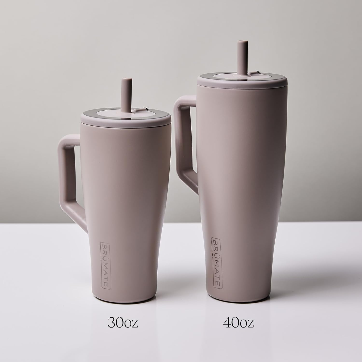 Era 40 Oz Tumbler with Handle and Straw | 100% Leakproof Insulated Tumbler with Lid and Straw | Made of Stainless Steel | Cup Holder Friendly Base | 40Oz (Lilac Dusk)