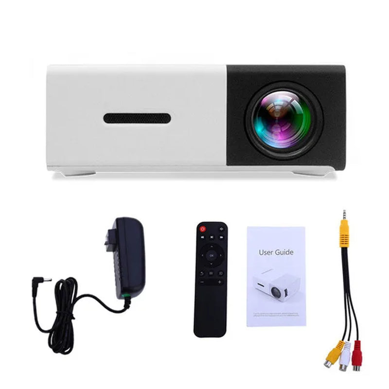 &quot;Mini Projector – 1080P Full HD Support, Portable LED Projector, 4K Video Playback, Multiple Connectivity Options &quot;