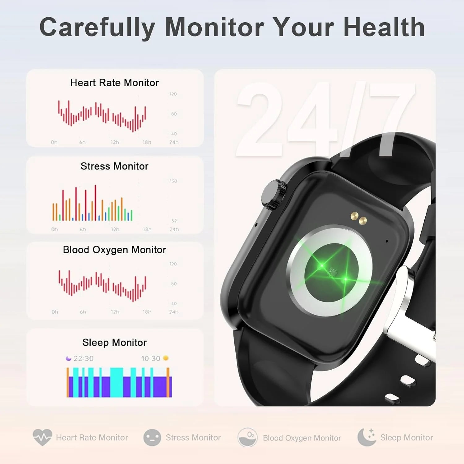 Smart Watch Answer/Make a Call Bluetooth Smart Watch for IOS Android Men&