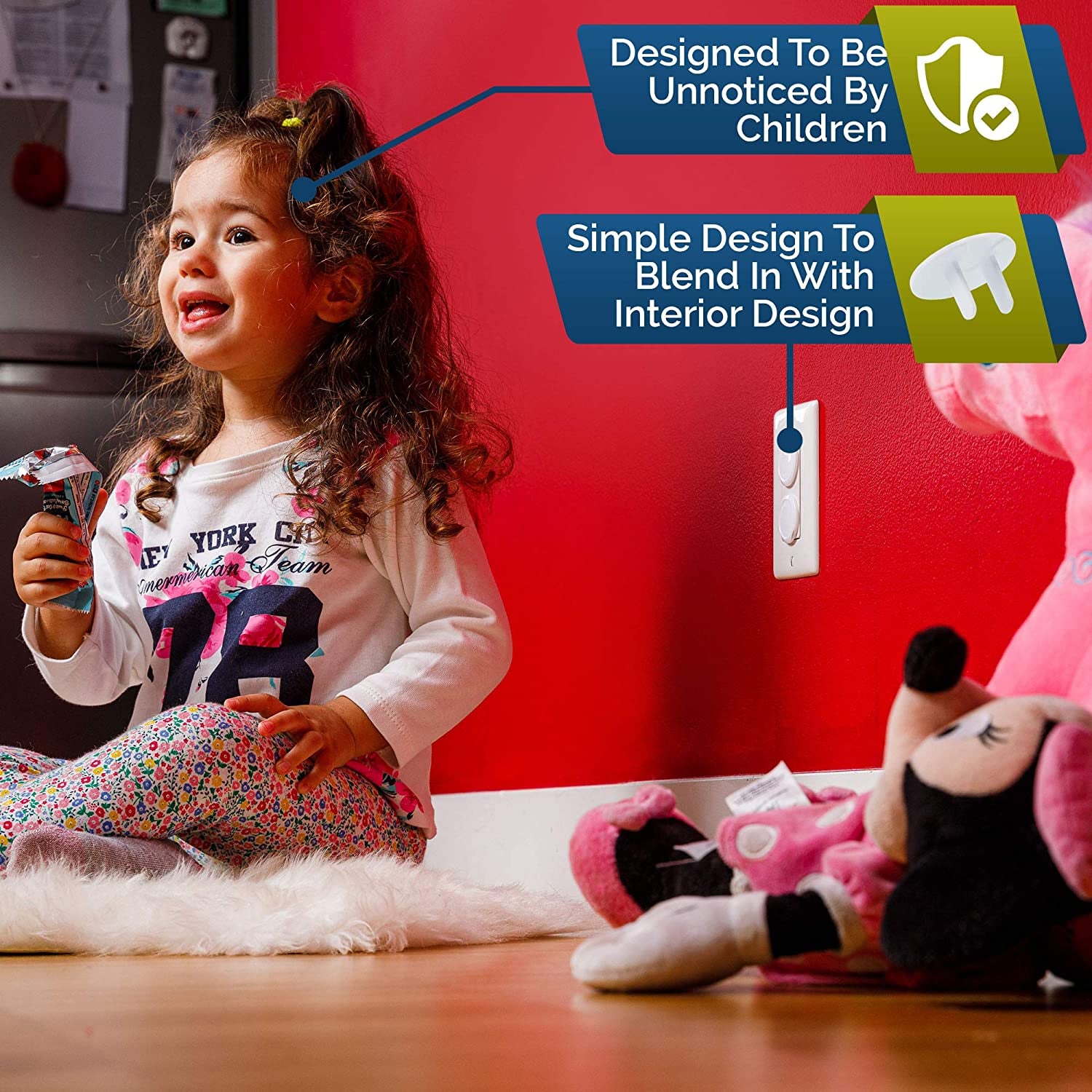 Outlet Covers Baby Proofing (50 Pack) Safe &amp; Secure Electric Plug Protectors | Sturdy Childproof Socket Covers for Home &amp; Office | Easy Installation | Protect Toddlers &amp; Babies | White