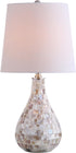 JYL1024A Mona 20.5" Mini LED Table Lamp, Cottage, Coastal, Transitional, Modern, Elegant, Office, Living Room, Family Room, Dining Room, Bedroom, Hallway, Foyer, Seashell